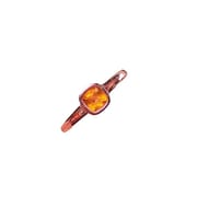 925 silver inlaid natural citrine ring live overlap live manufacturers do goods a generation of hair