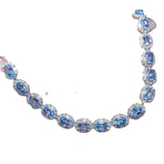 Factory wholesale explosions natural Topaz bracelet S925 silver inlaid main stone 4*6 selling Europe and the United States a generation of hair