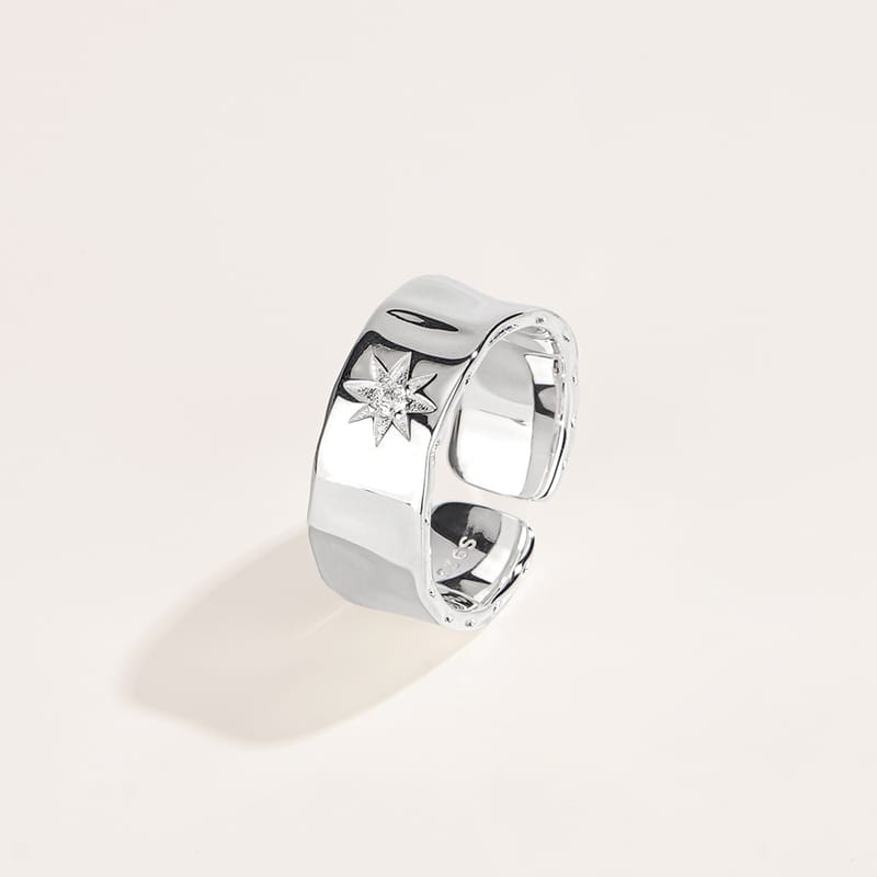 Wide version - plain silver