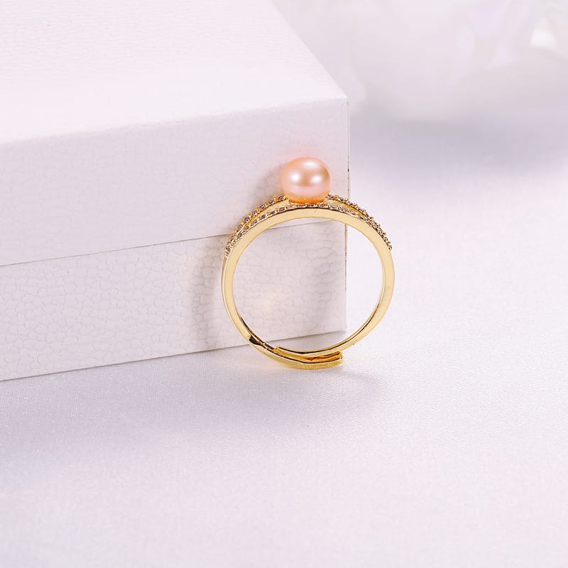 6-6.5mm pink oblate Pearl