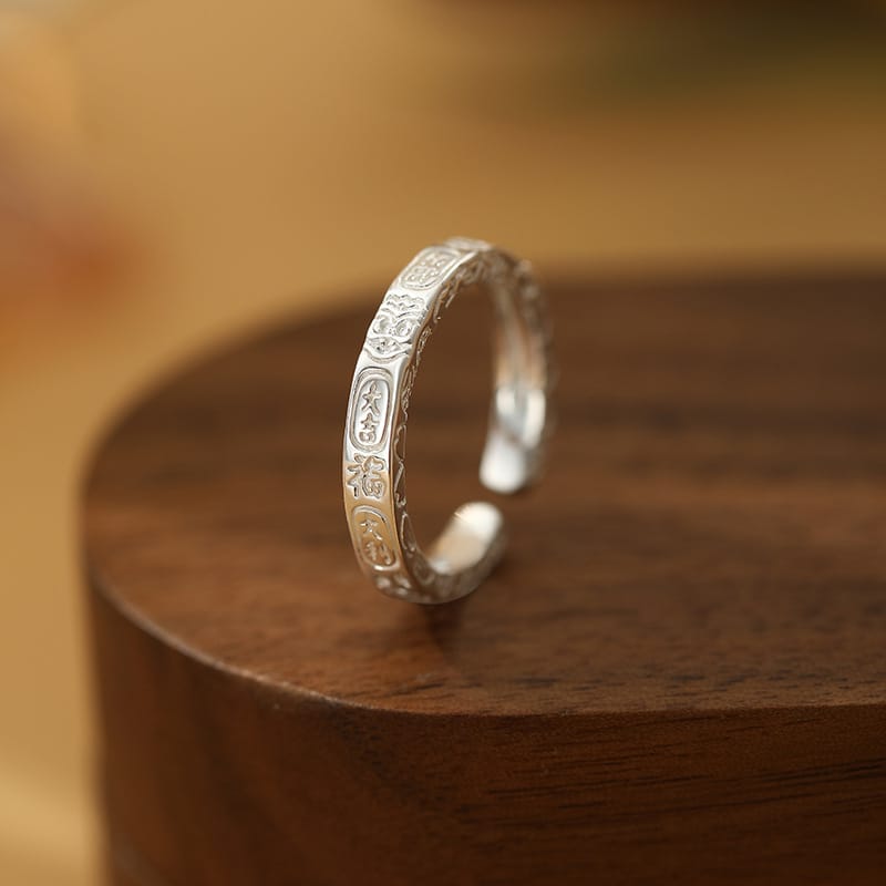 Good word ring ---- Silver men's style