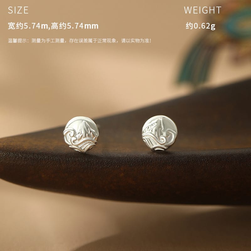 Shanmeng earrings--silver