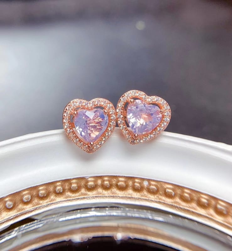 925 silver plating rose gold