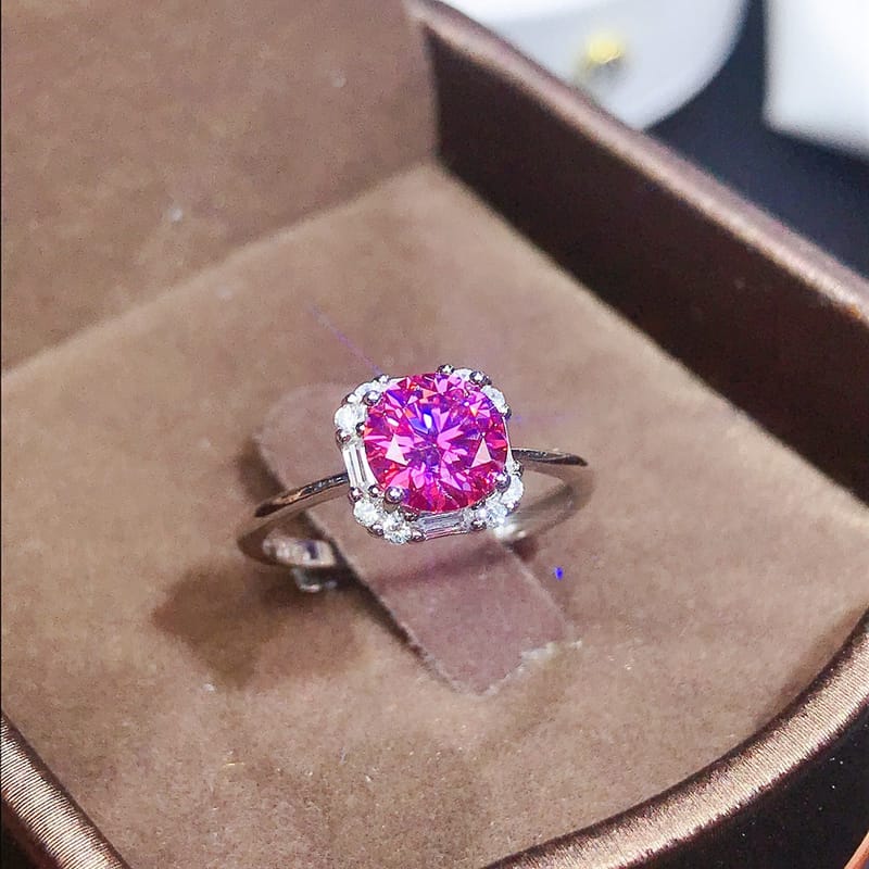 Pink Mossam Diamond