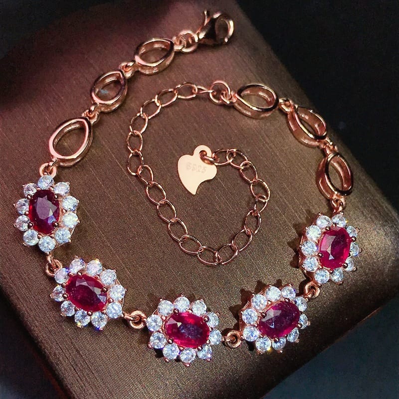 925 silver rose