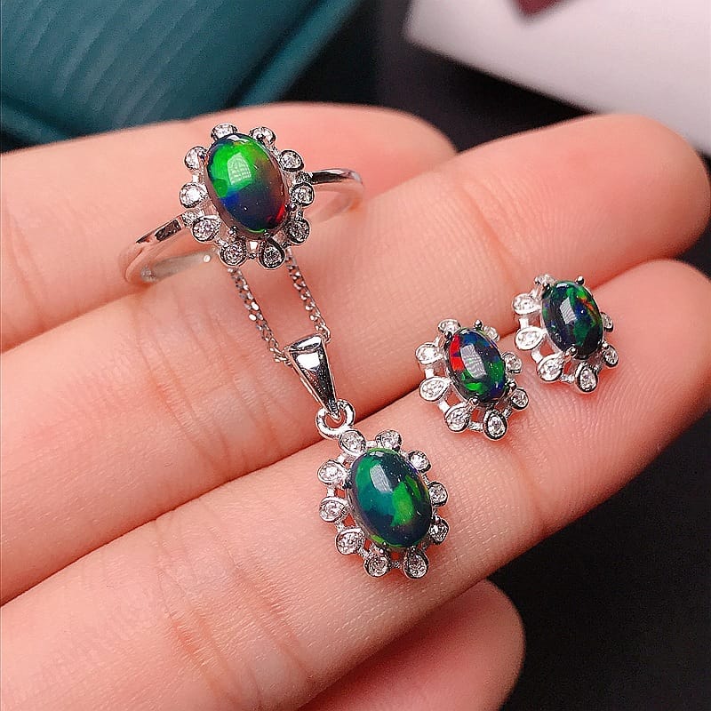 925 silver plating White Gold