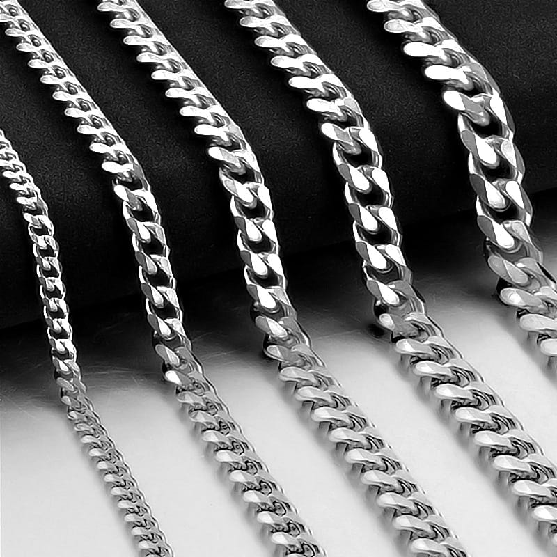 Width 5mm titanium steel color