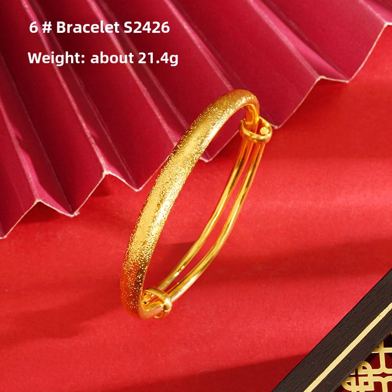S2426 Orders Sand Flat Round Bracelet