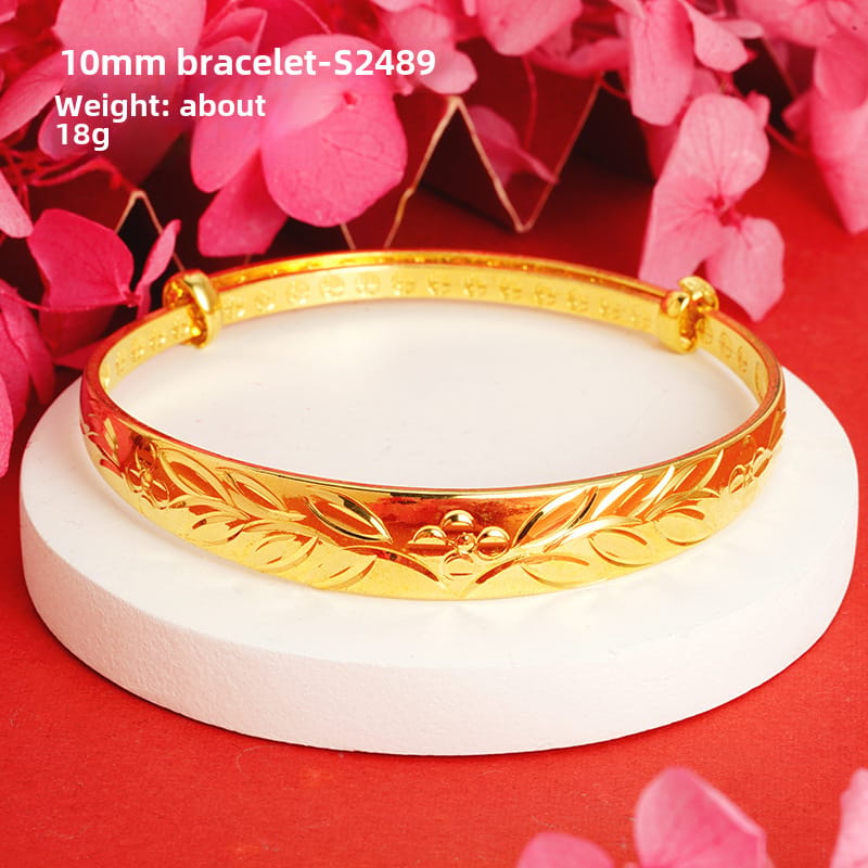 10mm bracelet leaves-S2489
