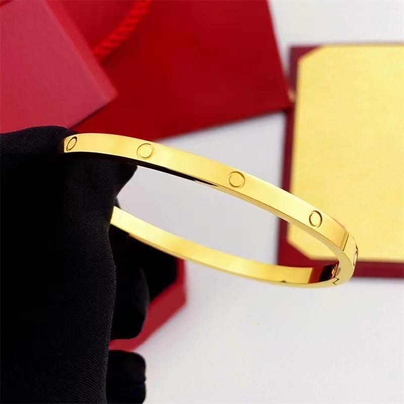 Narrow gold without drill 18# card plus buckle