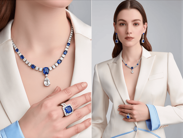 Sapphire ruby emerald pearls jewellery specialist