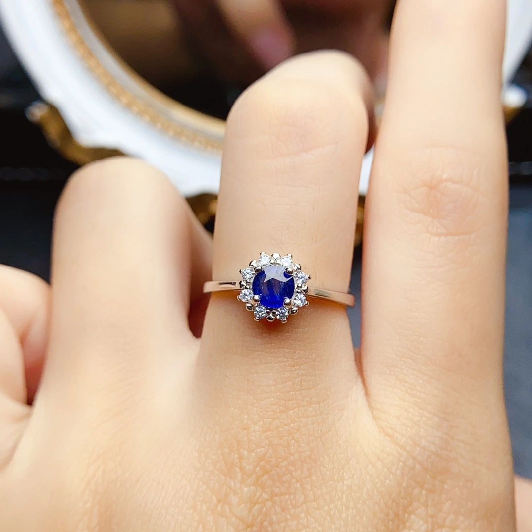Enhance Your Jewelry Collection with a Modern S925 Silver Square Sapphire Ring