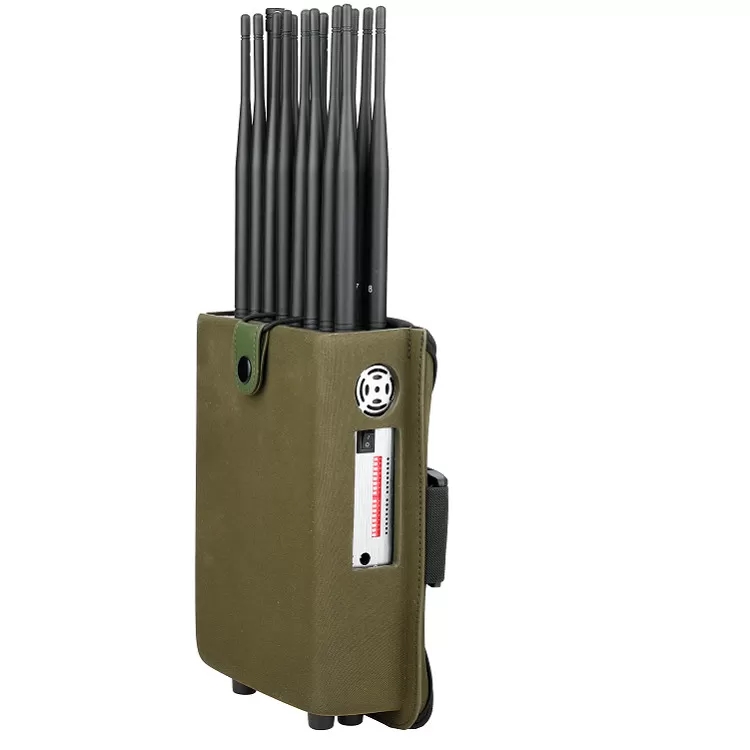 16 Antennas Plus 2G.3G.4G.5G Cell Phone Signal Jammer GPS.5.2G.5.8G WIFI  With Screen display