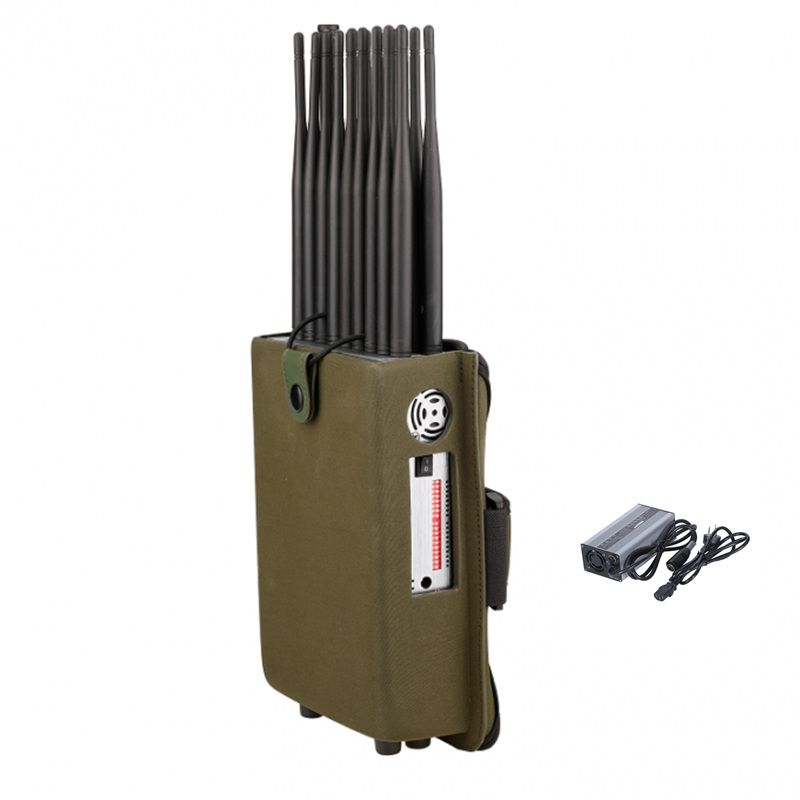 18 Bands Portable 2g. 3G. 4G. 5g cell phone Signal jammer/ Blocker with LCD Display, jam GPS, WIFI signals