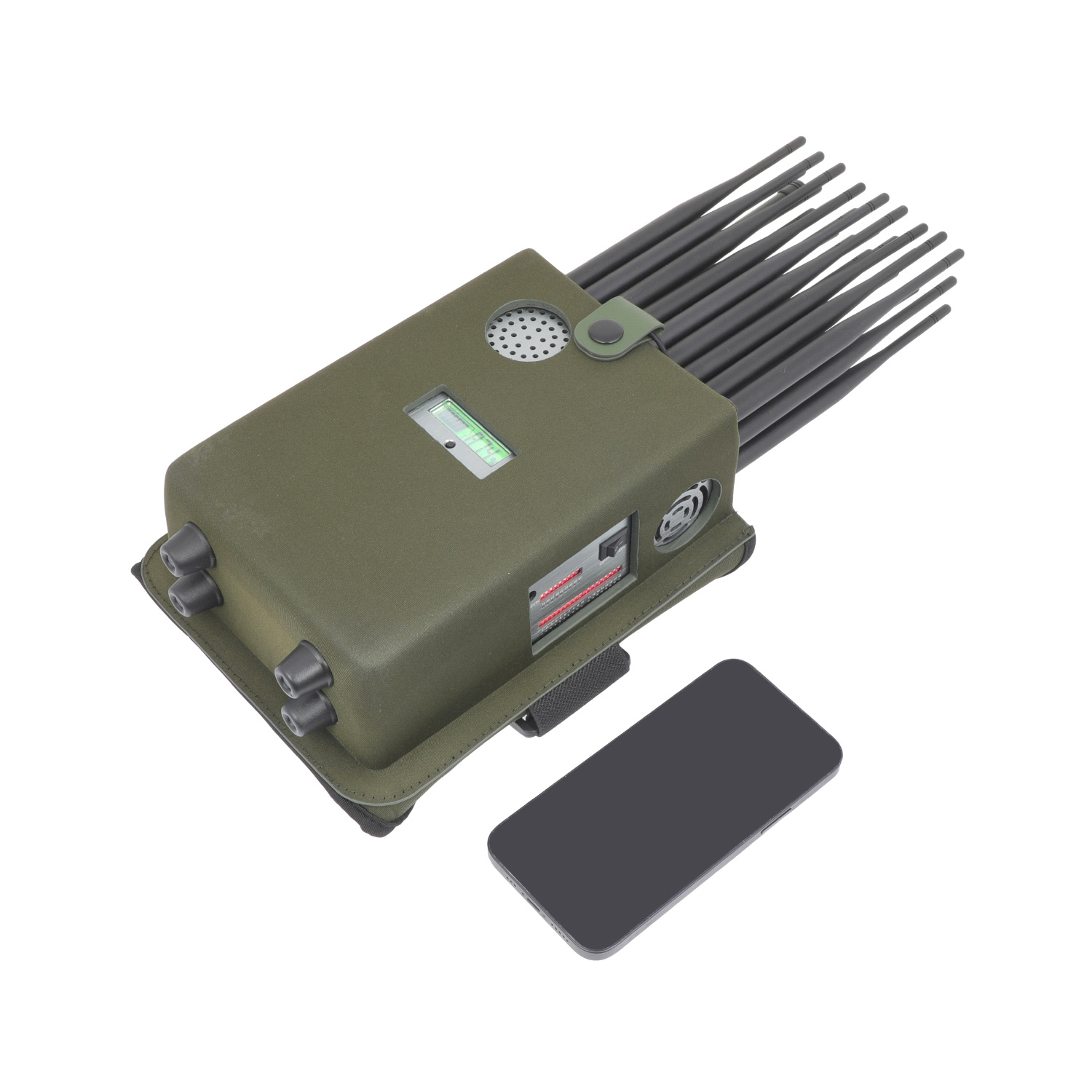 27 Antennas Handheld Jammer Portable Blocker All Mobile Phones Used Worldwide 2G 3G 4G 5G GPS WiFi RF Signals Inhibitor