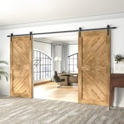 Home Double Open Upholstery French Door Design Interior Modern Manual Sliding Stylish Wooden Doors