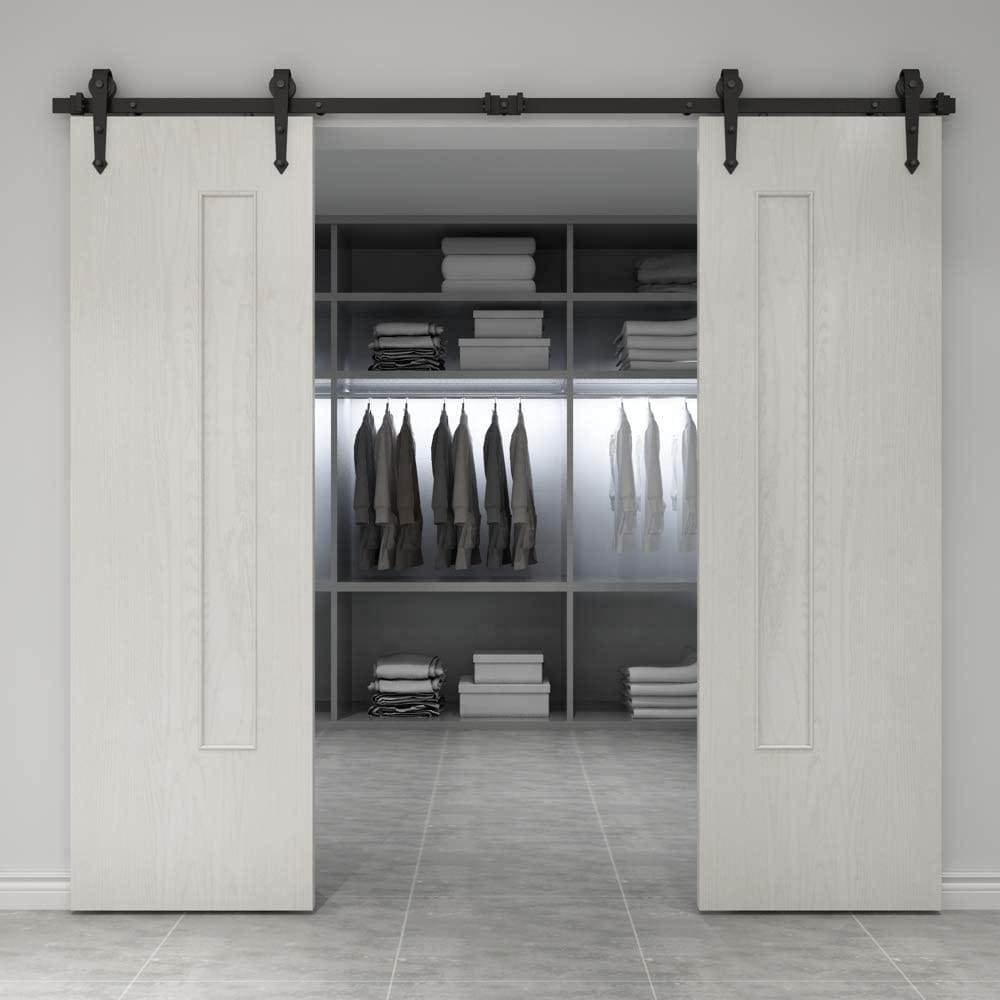 Home Double Open Upholstery French Door Design Interior Modern Manual Sliding Stylish Wooden Doors