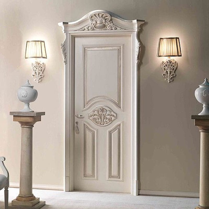 Hot Selling American Retro Carved Solid Wood Interior Door Luxury Complex Unique Carved Design Room Interior Door