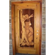Price Concessions Long-term Cooperation Quality Reliable Chinese Wooden Door Carving Animal Design