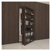 Grille Design Wooden Hidden Wall Doors Invisible Door Modern Interior Bedroom Flush Frameless Door