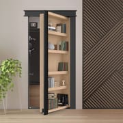 Customized Hidden Secret Hidden Bookshelf Door Modern Residential Interior Wine Cabinet Door Design Bookcase Hidden Door