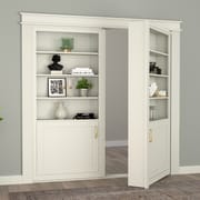 Interior Bookshelf Invisible Secret Room Solid Wooden Book Shelves Door Hidden Bookcase Door Murphy Hidden Doors