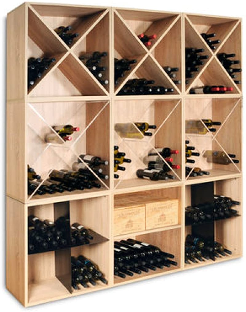 Factory Wholesale Wine Cellar Used Modular Wine Rack Wine Cubes