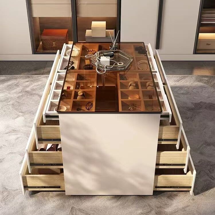 Minimally Designed Double-Sided Storage Cabinet Multifunctional Island Table Bedroom Living Room Furniture Wardrobes Home Use