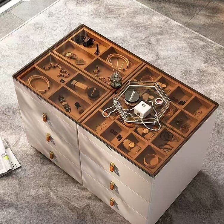Minimally Designed Double-Sided Storage Cabinet Multifunctional Island Table Bedroom Living Room Furniture Wardrobes Home Use