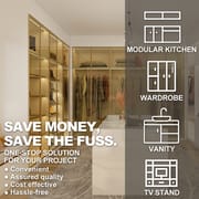 Custom Made Cheap Bedroom Wood Built in Wardrobe Storage Cabinet Closets Set Furniture Design Modern Clothes Wall Walk in Closet