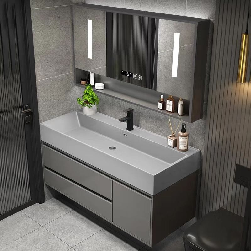 Wholesale Bathroom Sets Vanities With Wash Basin Sink Furniture Luxury Wooden Wooden Bathroom Vanity Cabinet 2024 Hot Sale