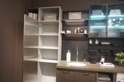 New European Style Design Small Rectangular Cabinet Bathroom Vanities