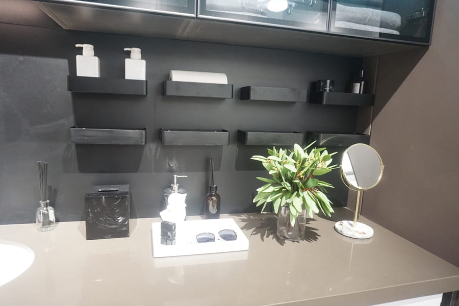 New European Style Design Small Rectangular Cabinet Bathroom Vanities