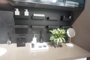 New European Style Design Small Rectangular Cabinet Bathroom Vanities