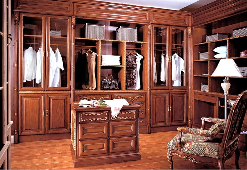 Classic Solid Wood Storage Cabinet | Multi-Drawer Island Table for Home & Office