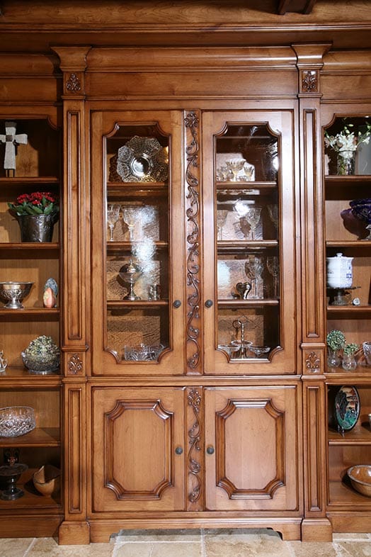 Rustic Farmhouse Wooden Cabinets | Adjustable Storage for Home Office