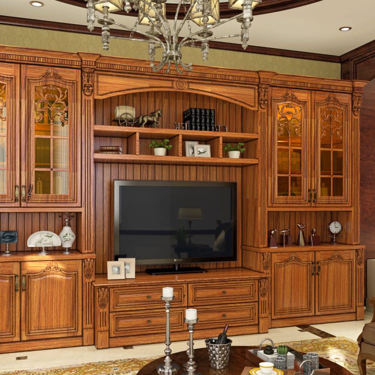 Modern Luxury Solid Wood TV Stand | Minimalist Design for Living Room