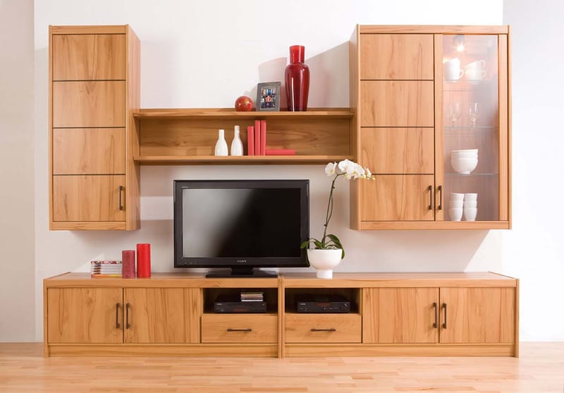 Modern Luxury Solid Wood TV Console | Minimalist Storage Design for Living Room