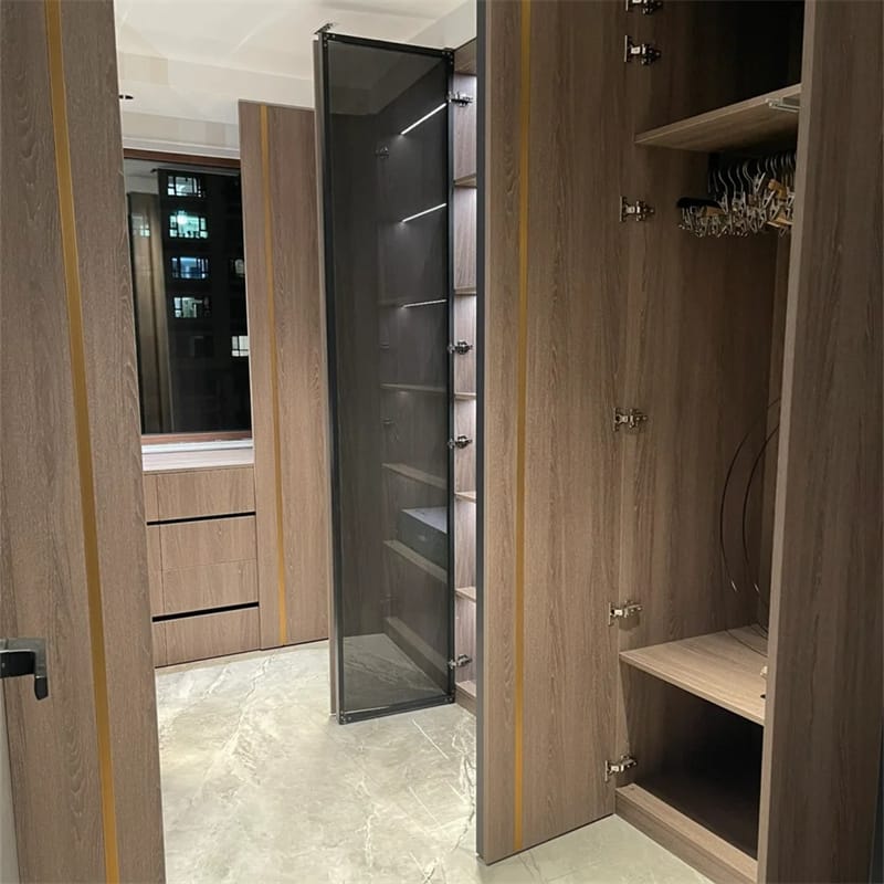 Durable Built-In Wardrobe Exuding High-Fashion Wardrobe Multifunctional  Various Spaces Furniture Closet Storage Wardrobe