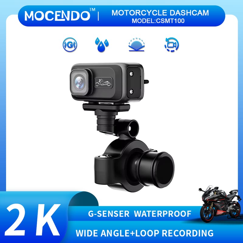 For Motorcycles 1080P DVR Video Recorder Motorcycle DVR Camera Driving Recorder CSMT100