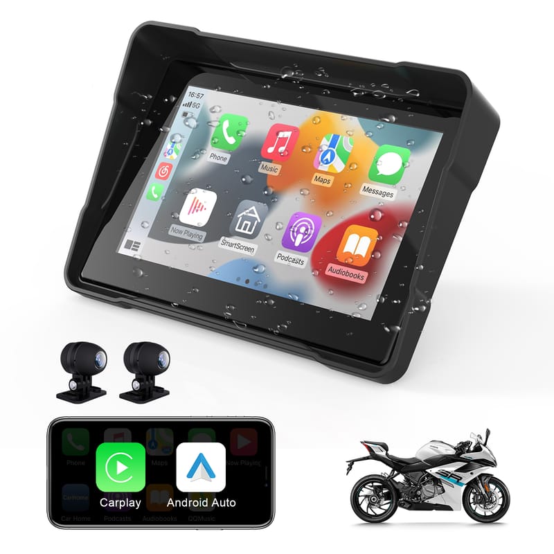 Universal 7 inch Portable WIFI Wireless Carplay Screen Car  Multmedia Video Player Reversing Camera TPMS CSM572