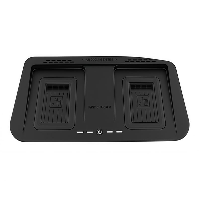 15W Qi Fast Wireless Car Charger for Toyota Highlander 2022-2025  Auto Clamp Phone Charging Pad Car Accessories