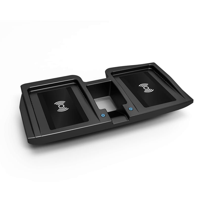 Car Wireless Charger For Toyota Highlander 2022-2024 LHD Fast Charing Accessories Plate Mobile Phone Holder