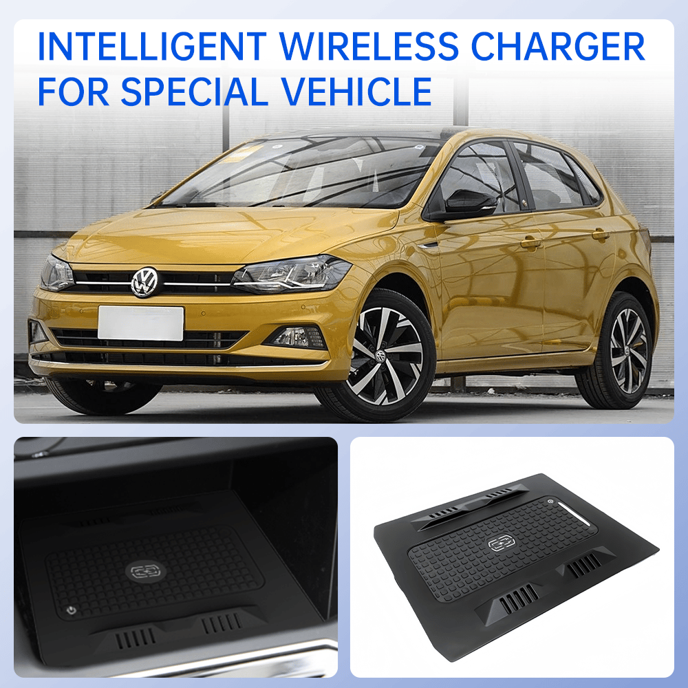 Good news for Volkswagen Polo owners! 15W triple-coil wireless fast charging lets you say goodbye to tangled cables in your stylish hatchback.