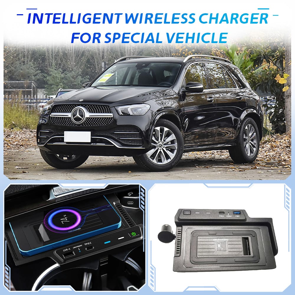 Mercedes-Benz GLE/GLS Exclusive | 15W Dual-Coil Wireless Fast Charging, Bringing Simplicity Back to the Luxury Flagship Cabin