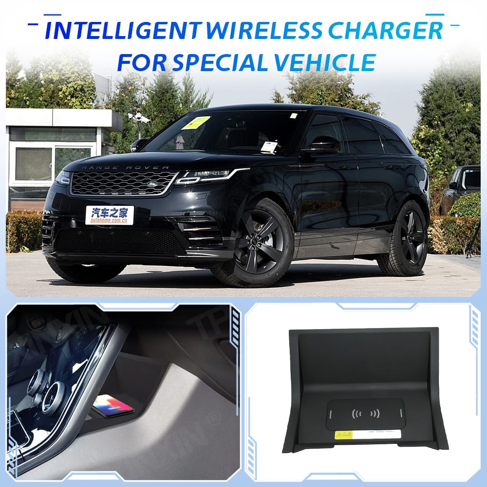 Range Rover Velar Exclusive | 15W Triple Coil Wireless Fast Charging, Bringing the Minimalist Cockpit Back to Purity