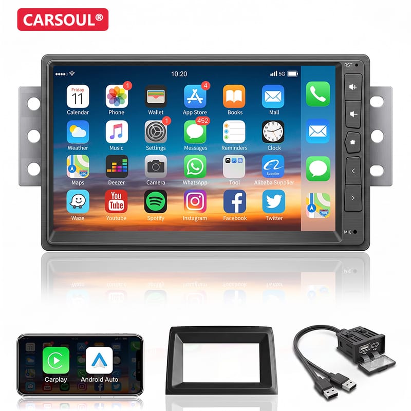 Car Stereo for Isuzu D-MAX 7-Inch MP5 with Bluetooth USB OEM Fit Replacement Radio 1024x600 IPS Touchscreen
