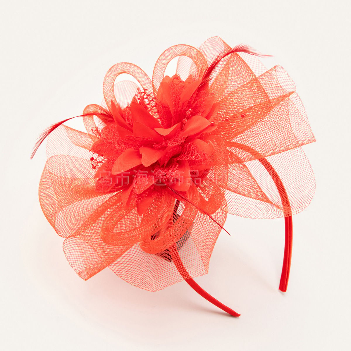 New British Vintage Gift Hat Mesh Bridal Headdress Hairpin Hairband Ladies Dinner Dress Matching Accessories