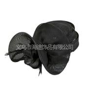 Amazon flower feather hat European and American wind imitation linen small fragrance socialite banquet temperament hat wholesale