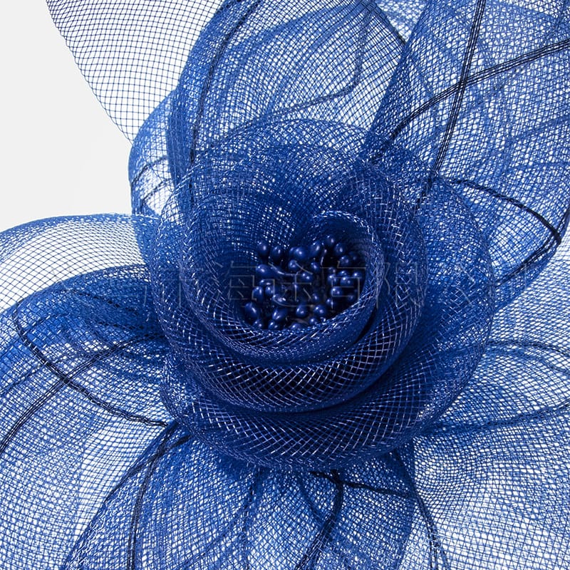 New boutique European and American flower mesh hair accessories bridal headdress Flower Ball party photo veil headdress Amazon